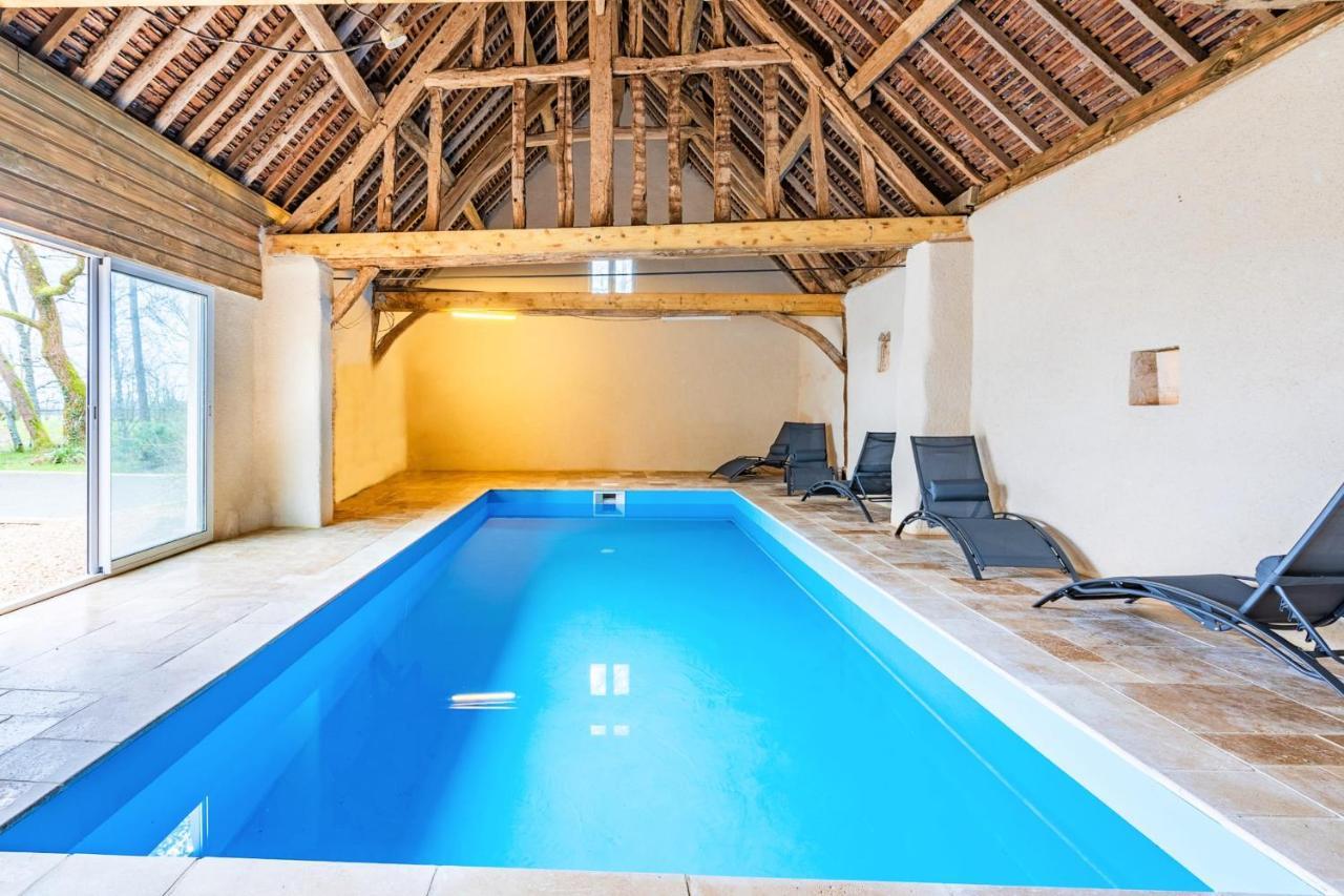 Crazy Villa Champs Corons 61 - Interior Heated Pool - 2H From Paris - 30P Les Menus ภายนอก รูปภาพ