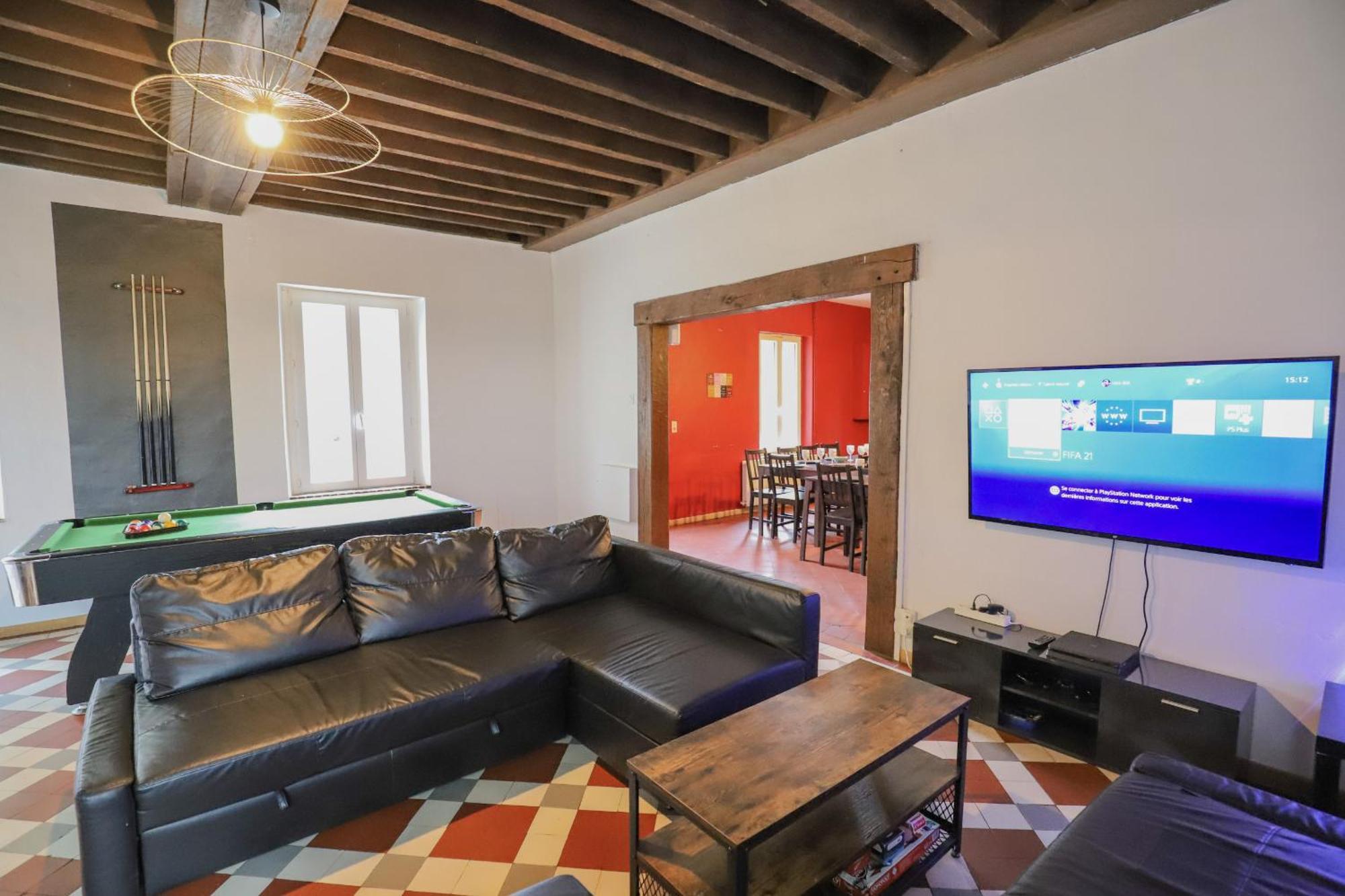 Crazy Villa Champs Corons 61 - Interior Heated Pool - 2H From Paris - 30P Les Menus ภายนอก รูปภาพ